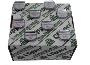 Грузики балансировочные для стальных дисков 15 г, 100 шт. CLIPPER 0215