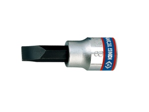 Насадка (бита) торцевая KING TONY 302205 Slotted 3/8” L=50мм 1x5мм