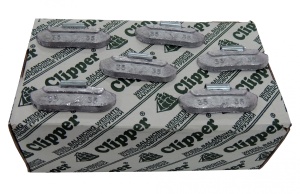 Грузики балансировочные для стальных дисков 35 г, 100 шт. CLIPPER 0235