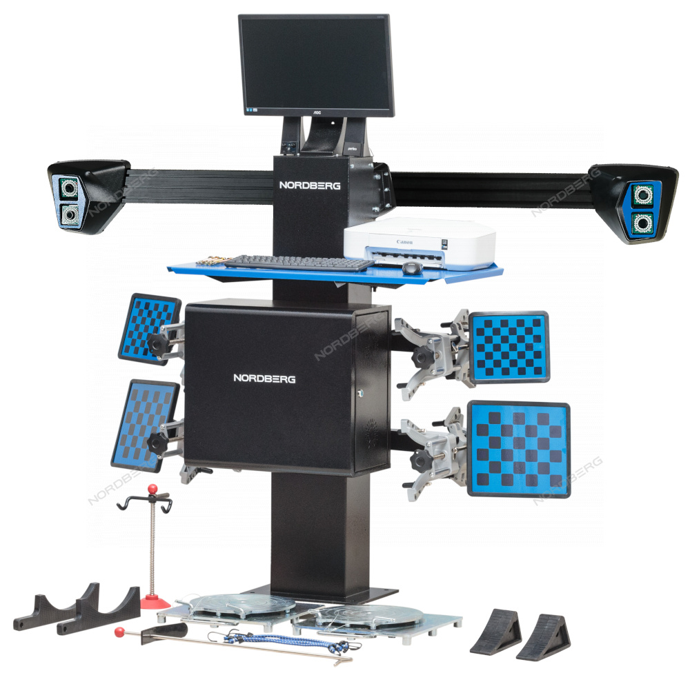 Купить стенд сход-развал 3d модель (укороченная колонна для ям ...