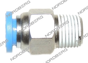 Переходник для клапана прямой D6 1/8" C.01.04.FPC 6-01 NORDBERG 000004048 (FPC 6-01)