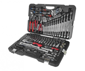 НАБОР ИНСТРУМЕНТОВ JTC-H145C 1/4"&1/2" 6-гранный (в кейсе) 145 предметов