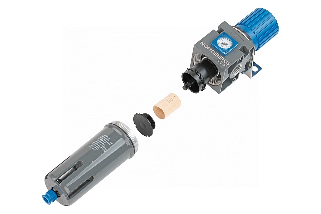 Фильтр воздушный с редуктором, 1/2", 16 бар NORDBERG NP8244