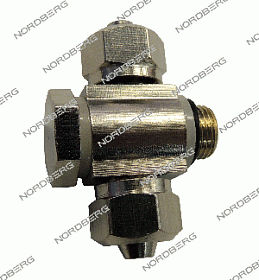 nordberg automotive запчасть шмс переходник ct-y-0100008 (6000010) цилиндра рабочего стола (металл)