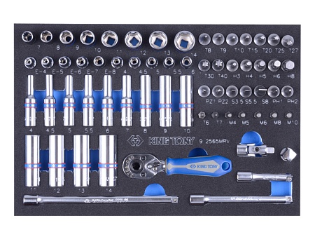 ����� �������� ������� 1/4 � ����������������,  65 ��������� KING TONY 9-2565MRV ����