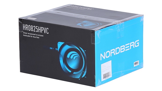 Шланг воздушный на катушке ПВХ диам. 8x12мм 25+1 м (26 м) NORDBERG HR0825HPVC