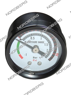 Манометр давления в баке X000653 для NORDBERG 2379-C, 2379-BC фото