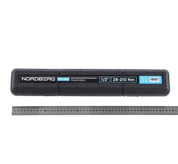 Ключ динамометрический 1/2", 28-210 Нм, в кейсе NORDBERG 291-421