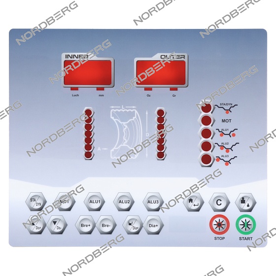 Клавиатура NORDBERG  B-12-2210003 для 4524C