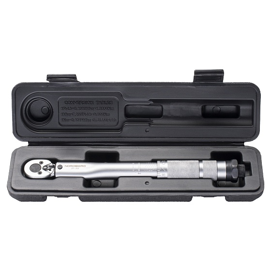 Ключ динамометрический 1/4", 5-25 Нм, в кейсе NORDBERG 291-203
