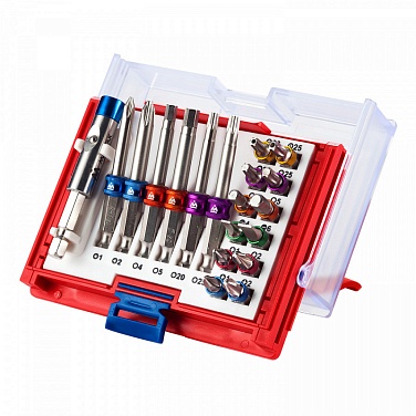 ����� ������� (���) 1/4"", TORX, HEX, PZ, PH, SLOT, 19 ��������� ����
