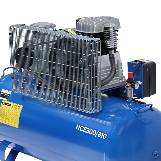 Компрессор поршневой с ременным приводом, объем 300 л NORDBERG ECO NCE300/810