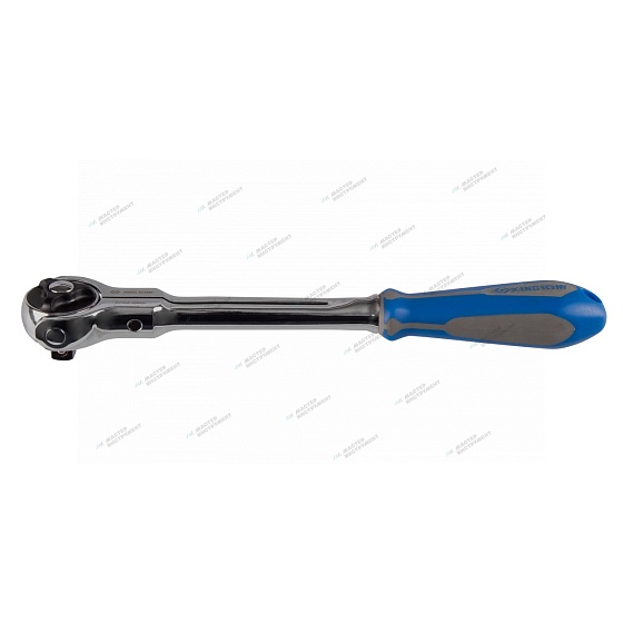 KINGTONY ТРЕЩОТКА 3752-09G с поворотной головой 72 зубца 3/8" 230мм