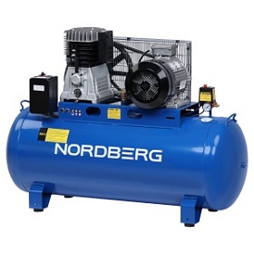 Компрессор поршневой с ременным приводом, объем 300 л NORDBERG ECO NCE300/810