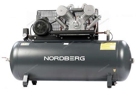Компрессор поршневой с ременной передачей 380В, ресив. 500л, 1000л/мин NORDBERG NCP500/1000-16 фото