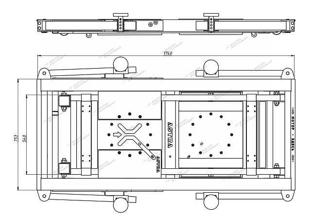 АСТРА ПОДЪЕМНИК МИНИЛИФТ AR100.2 XL (3000 кг)