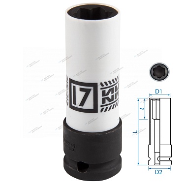 ������� ��� ��������� ������ MB ������� 1/2"", 17 �� KING TONY 9BW4501 ����