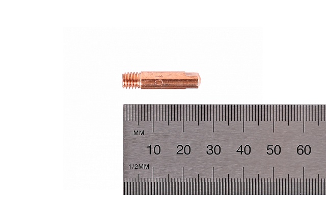 Сварочный наконечник для горелки MIG/MAG E-CU, M6x25, 1 мм, 5 шт. NORDBERG WMI-N10