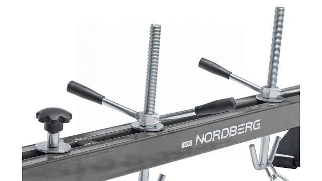 Стенд для вывешивания двигателей 500 кг, L=150 см, серый NORDBERG N3005(G)