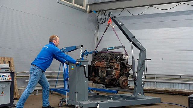 Кран пневмогидравлический грузовой, усиленный, 3 т, NORDBERG N3771