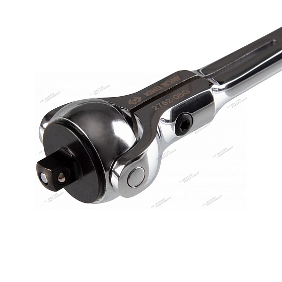 KINGTONY ТРЕЩОТКА 2752-06G с поворотной головой 72 зубца 1/4" 150мм