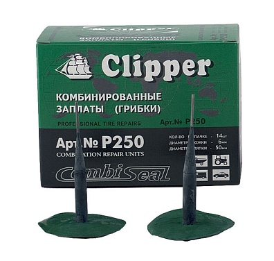 CLIPPER НАБОР ГРИБКОВ P250 для легковых колес ножка-8,5мм, шляпка-55мм (24шт.) фото
