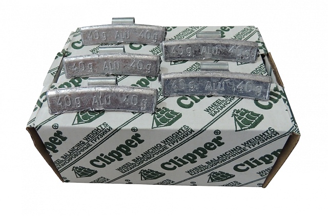 CLIPPER ГРУЗИК 0340 балансировочный для литого диска 40гр. (набор 50шт.)