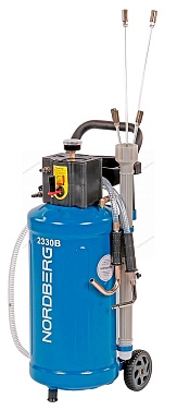 Установка для сбора масла пневматическая, 30 л (синяя) NORDBERG 2330B фото