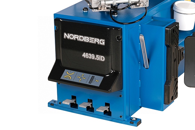 Станок шиномонтажный 220V п/автомат, односкоростн, стол с накладками, синий NORDBERG 4639,5ID(B) 220