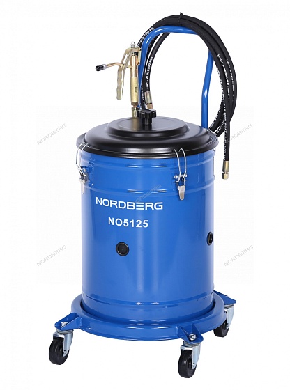 Установка электрическая для раздачи густой смазки с баком, 25 л NORDBERG NO5125