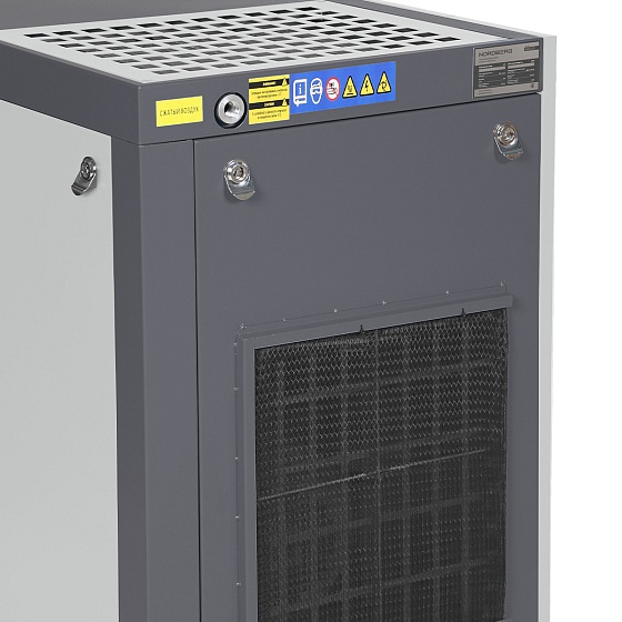 Компрессор винтовой, 7,5 кВт, 10 бар, 900 л/мин, без ресивера, серый NORDBERG NCC10-G
