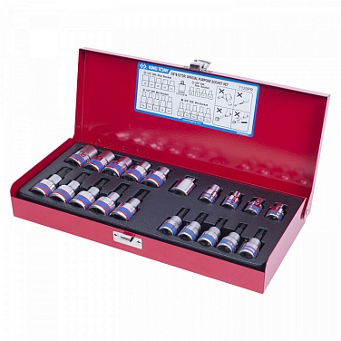 ����� �������� ������� � ������� 1/2""&3/8"", TORX, �6-�20, �10-�55, 20 ��������� ����