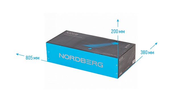 Домкрат подкатной 3 т, супернизкий подхват NORDBERG N32038