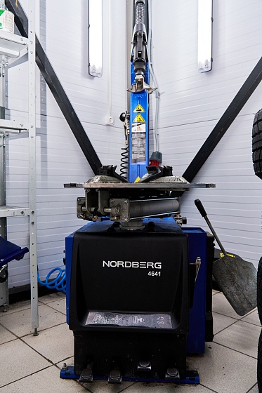 Станок шиномонтажный 380V автомат, 2х скоростн, зажимы 14-26" NORDBERG 4641_380