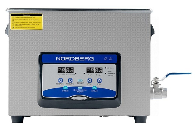 Ультразвуковая ванна с подогревом, 15 л NORDBERG NU150D