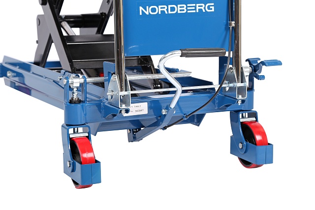 Стол подъемный гидравлический, 800 кг, двойные ножницы NORDBERG N3T800