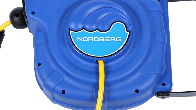 Шланг воздушный на катушке ПВХ диам. 8x12мм 25+1 м (26 м) NORDBERG HR0825HPVC