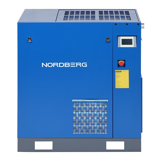 Компрессор винтовой, 22 кВт, 10 бар, 3200 л/мин, без ресивера NORDBERG NCC30_PM VSD