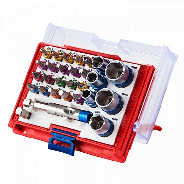 ����� ������� (���) 1/4"", TORX, HEX, PZ, PH, SLOT, 28 ��������� ����