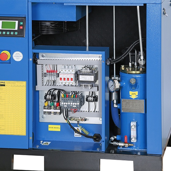Компрессор винтовой, 7,5 кВт, 10 бар, 900 л/мин, IP55, без ресивера NORDBERG NCC10