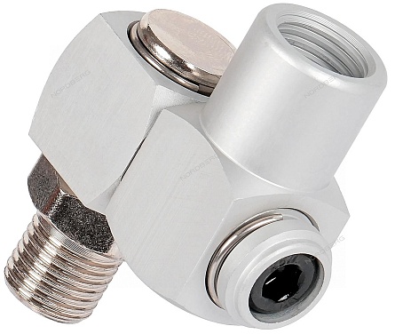 ���������� ��������� M1/4" - F1/4" ��������� 360 �������� ����