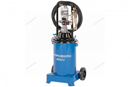 Установка пневматическая для раздачи густой смазки с баком, 12 л NORDBERG NO5012 фото