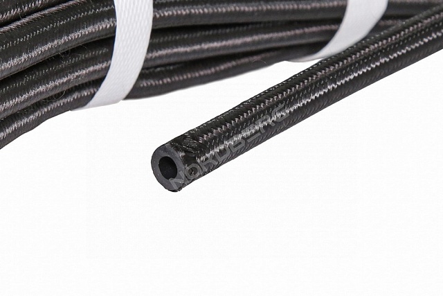Шланг топливный резиновый в оплетке 6мм, 1м. NORDBERG H0611NBR-BR