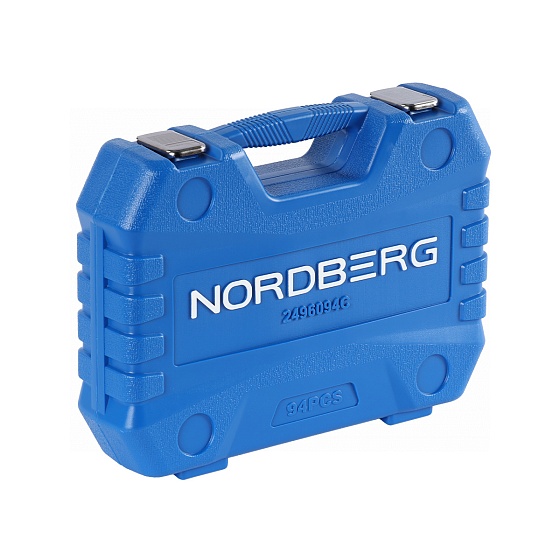 Набор инструментов, 94 предмета, 1/2", 1/4" NORDBERG 2496094C
