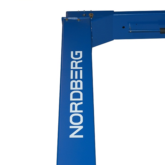 Подъемник 380V 2х стоечный 5т с верхней синхронизацией (синий) NORDBERG N4122H1M-5B_380