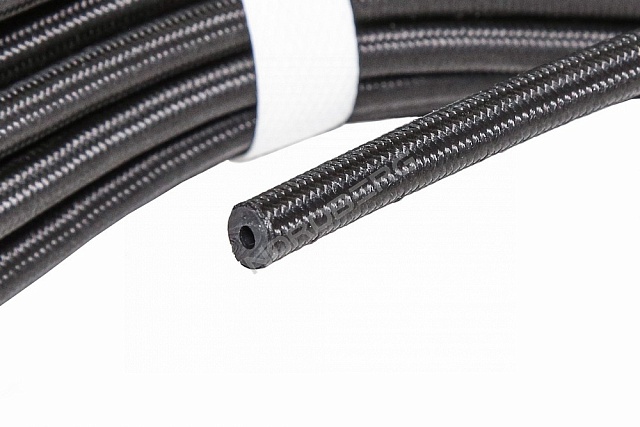 Шланг топливный резиновый в оплетке 3мм, 1м. NORDBERG H0307NBR-BR