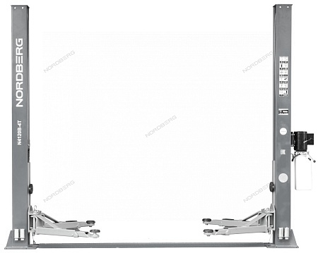 Подъемник двухстоечный 4 т, 380 В, серый NORDBERG N4120B-4G_380 фото