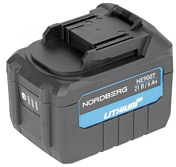 Аккумулятор Li-ion, 21 В, 6 А·ч NORDBERG NE9007