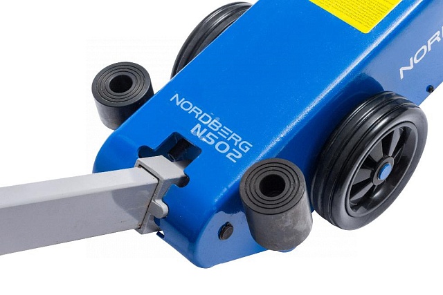 Домкрат пневмогидравлический подкатной двухштоковый, 25/50 т NORDBERG N502