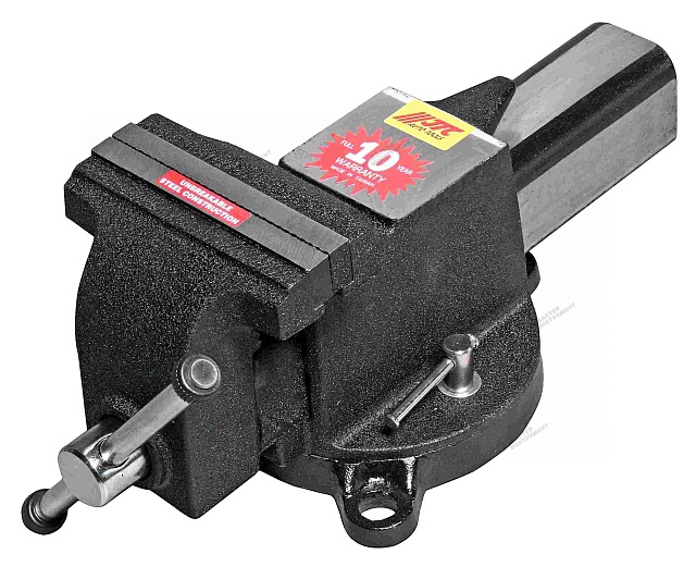 ТИСКИ JTC-3122 слесарные поворотные, захват 5"